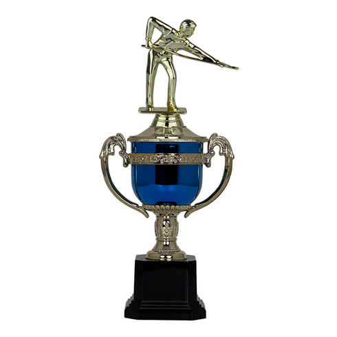 Trofeo de Copa con Figura Serie PC de Billar